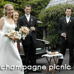 Complimentary champagne picnic